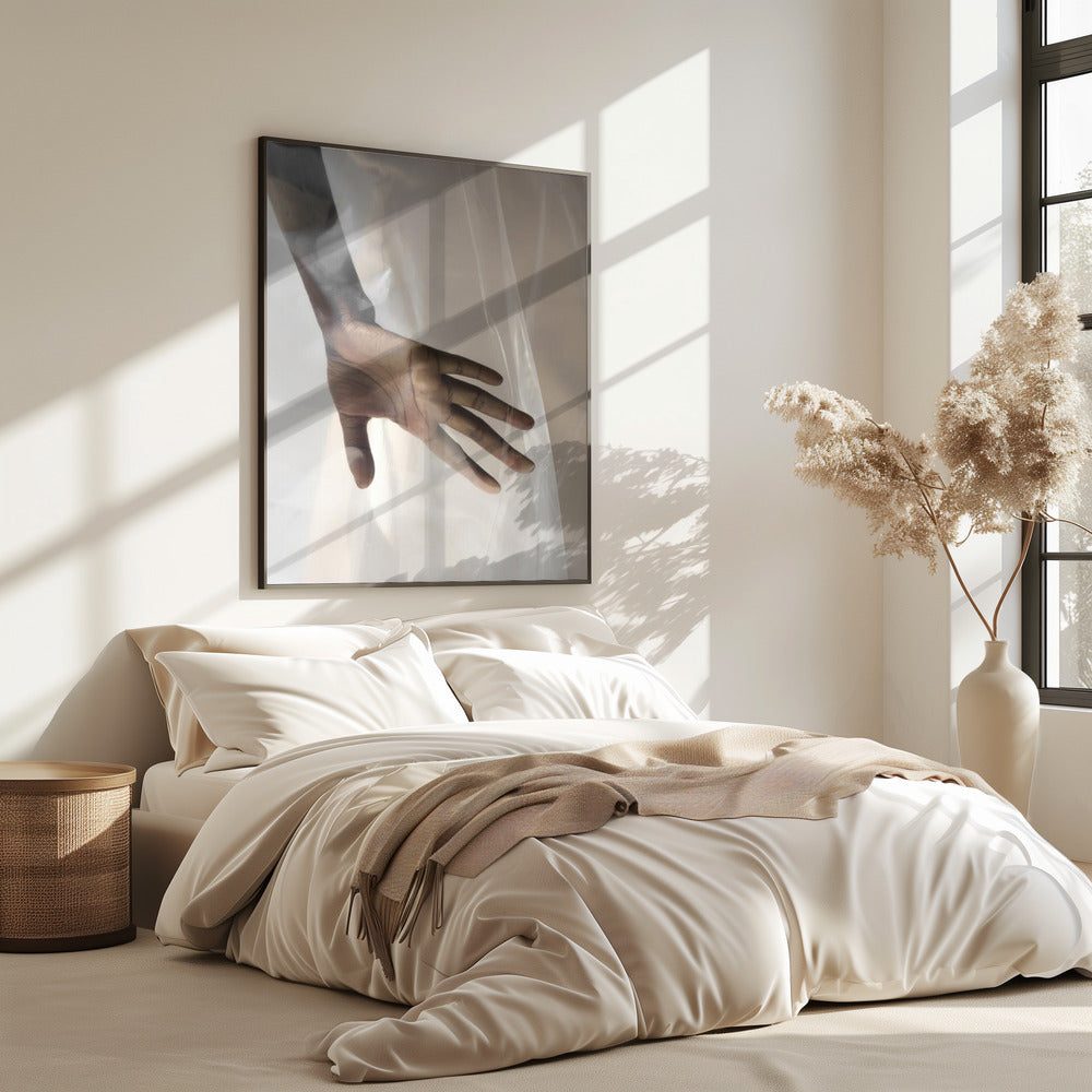 Hand Through Sheer | Poster