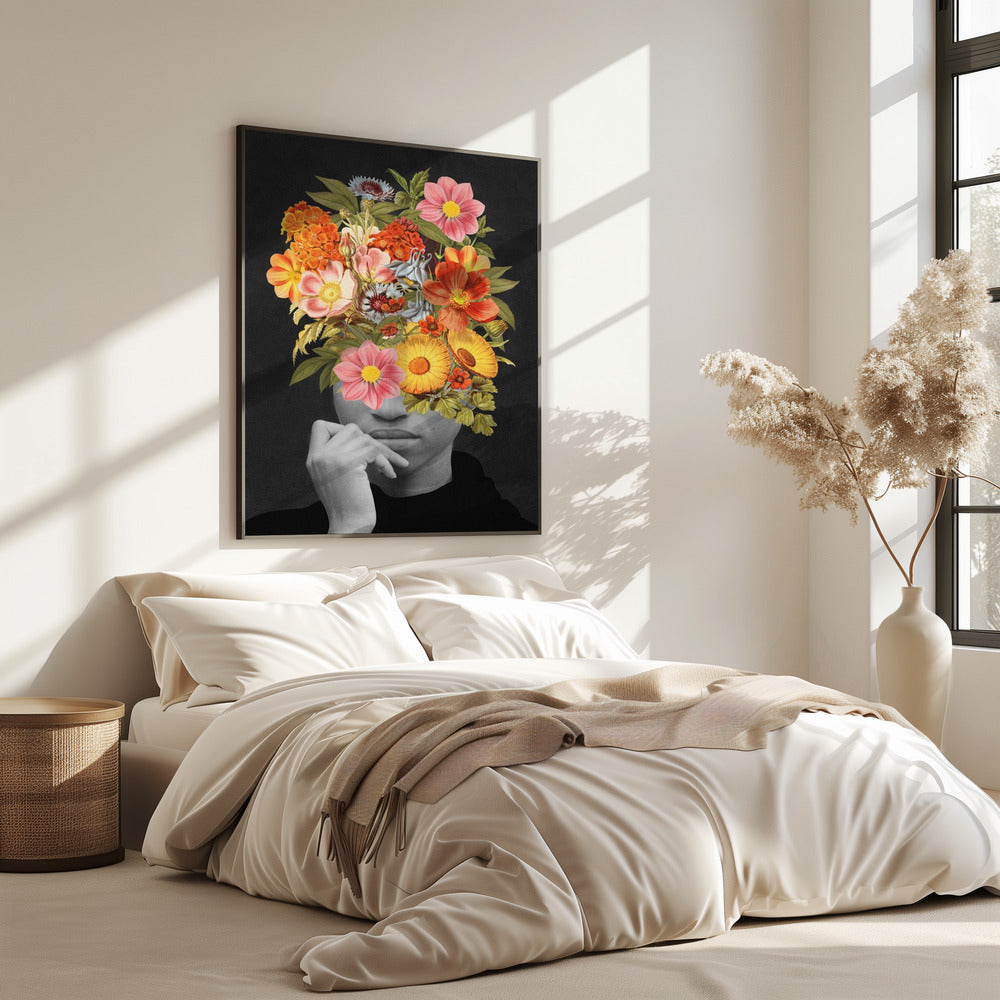 Colourful Vintage Bouquet | Poster