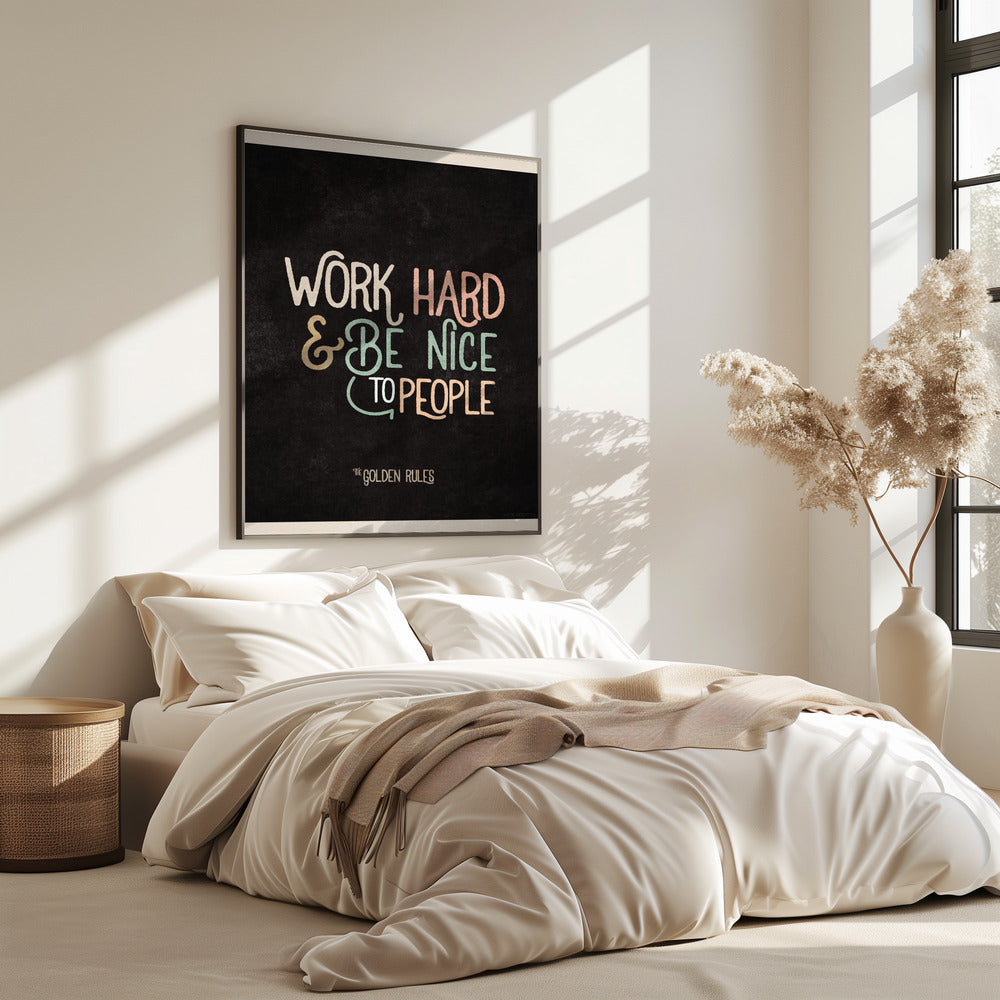 Golden Life Motto | Poster