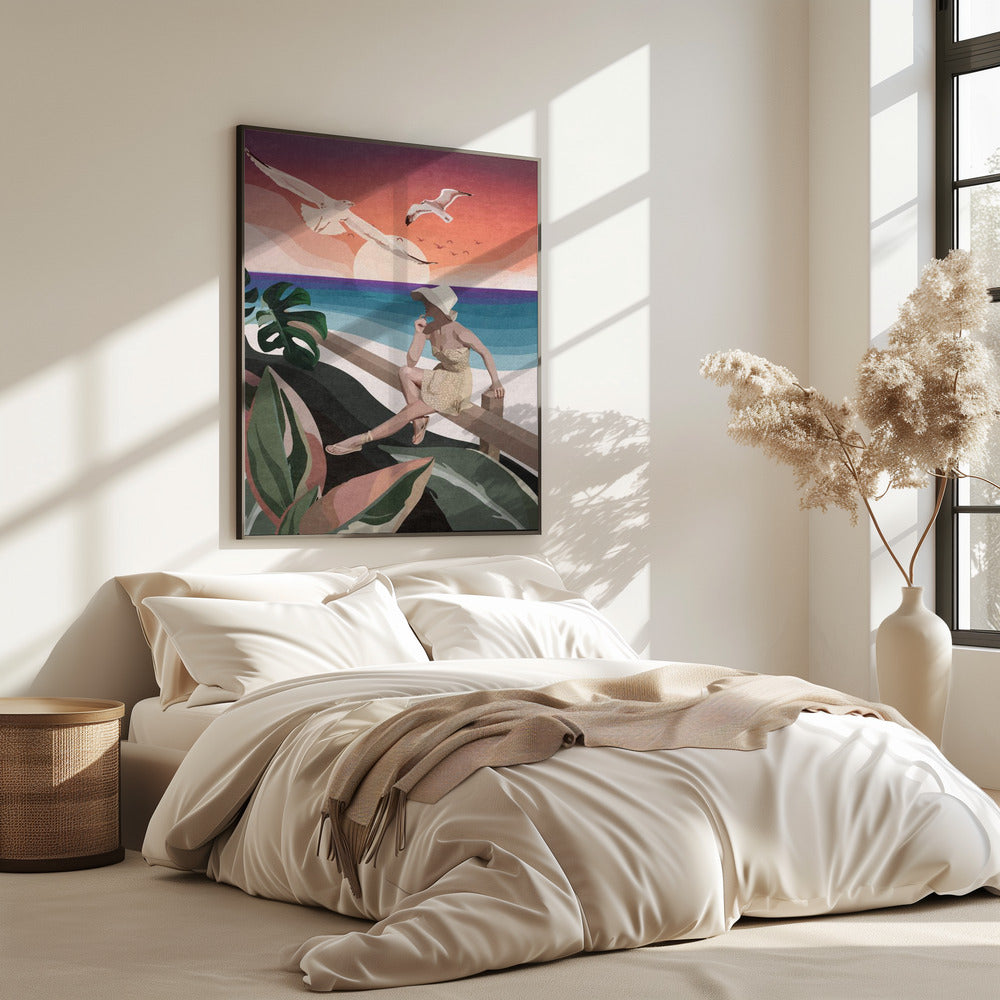 Seaside Contemplation | Poster