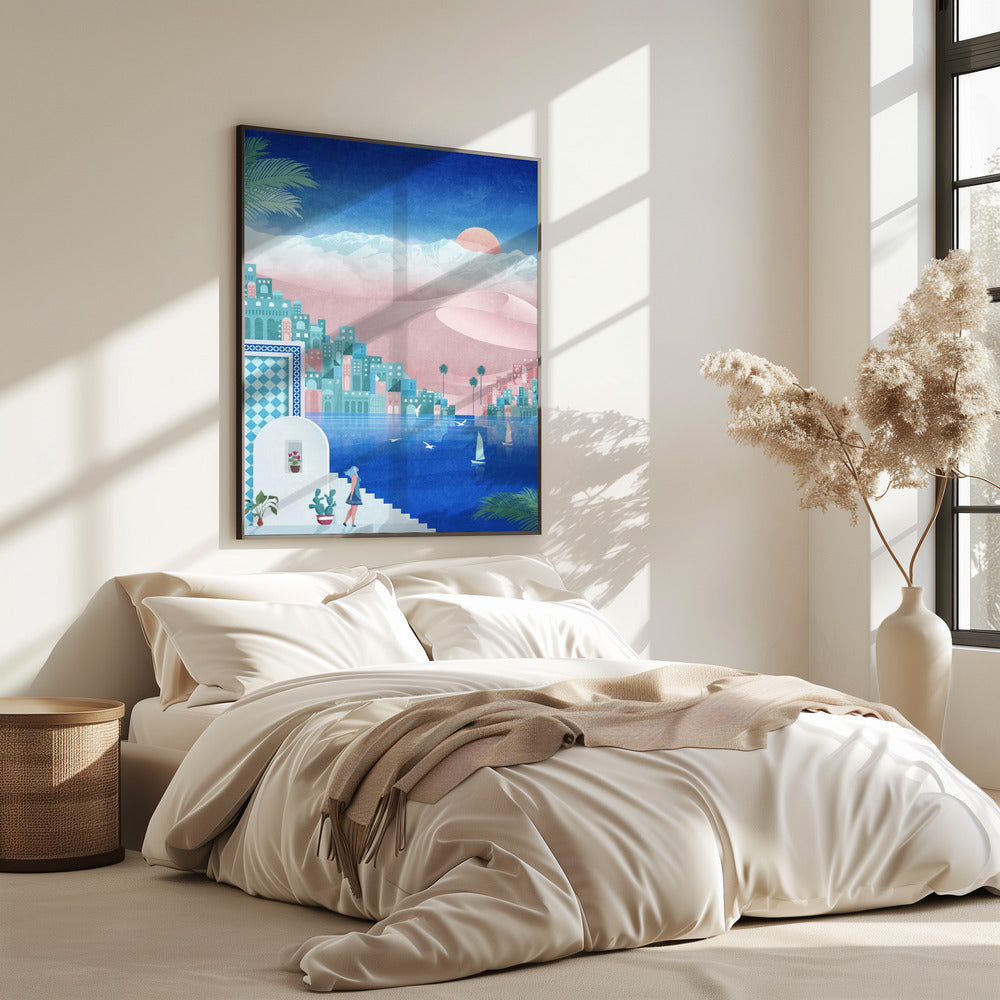 Dreamy Oasis Scene | Poster