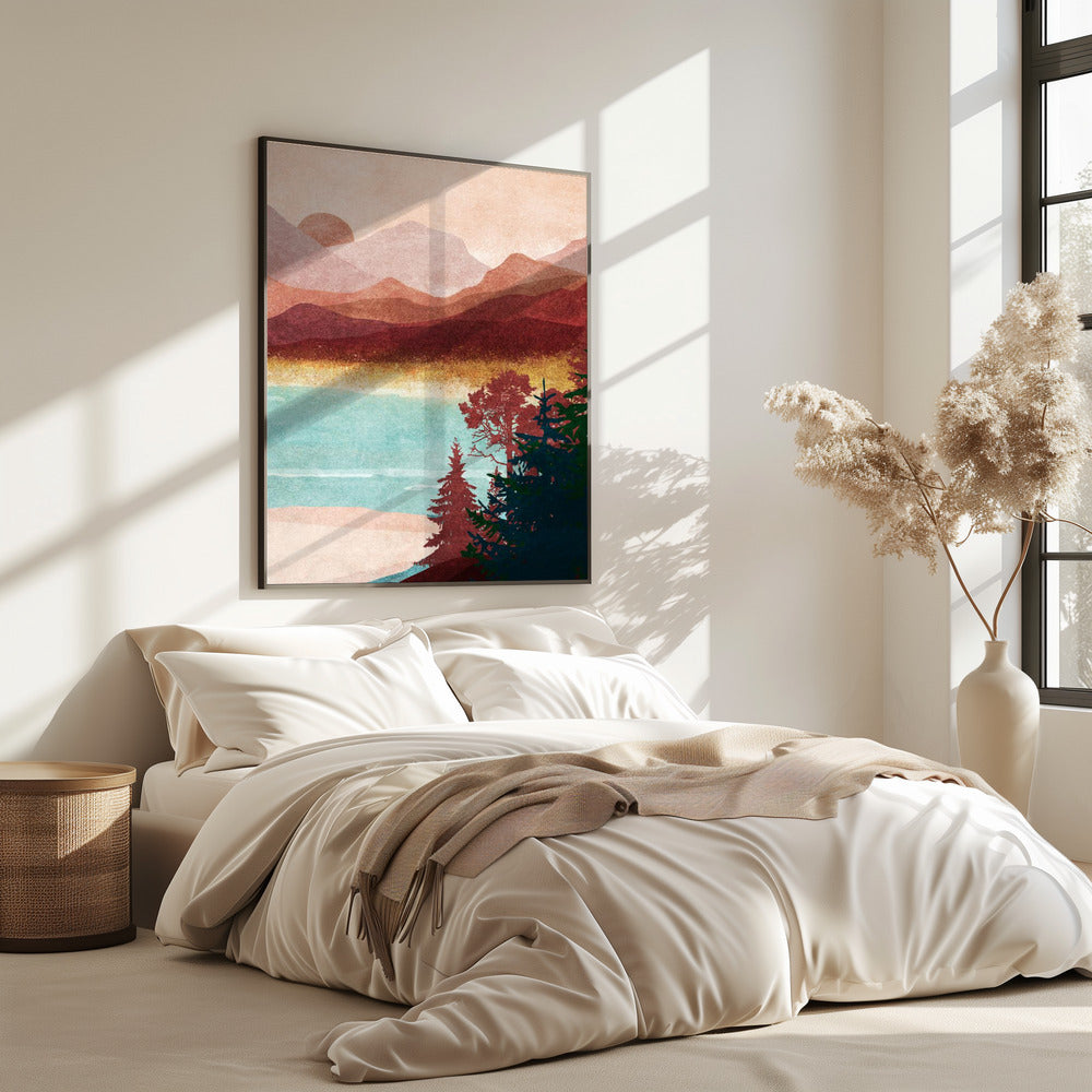 Misty Mountain Dawn | Poster