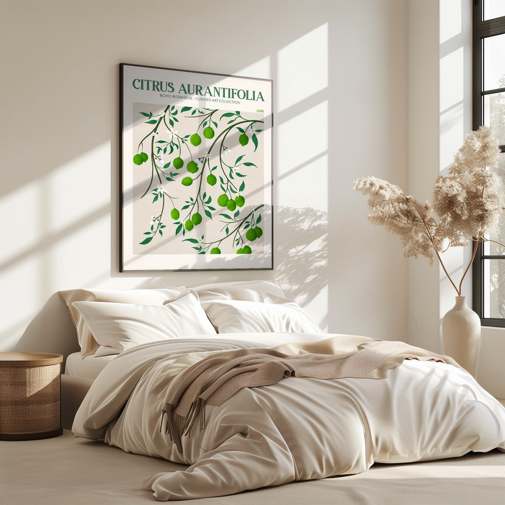 Botanical Lime Bliss | Poster
