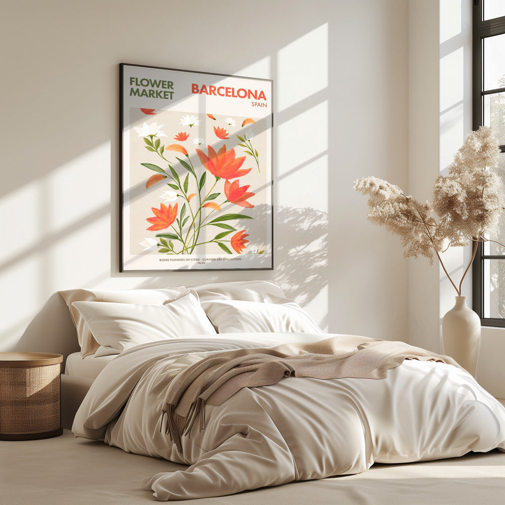 Barcelona Blooms | Poster