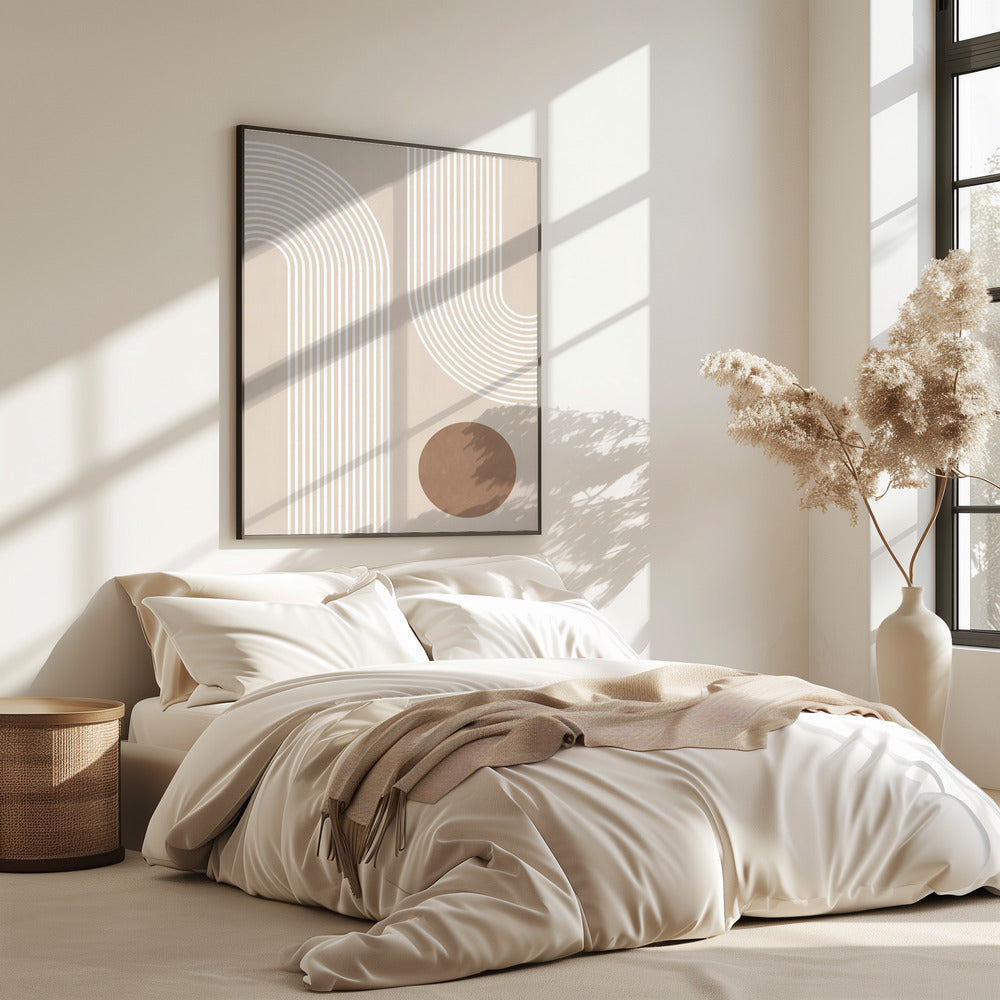 Beige Arc Poster | Poster