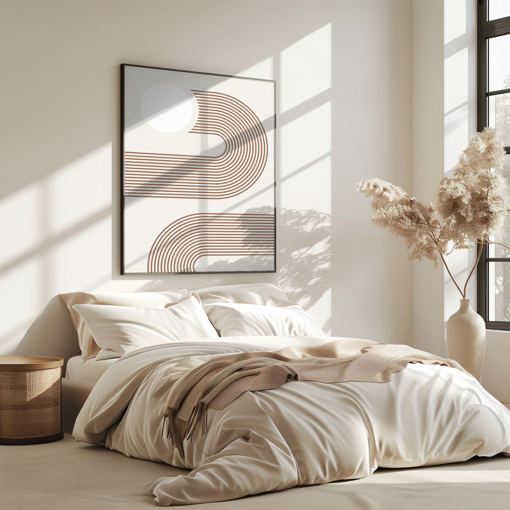 Beige Arc Poster | Poster