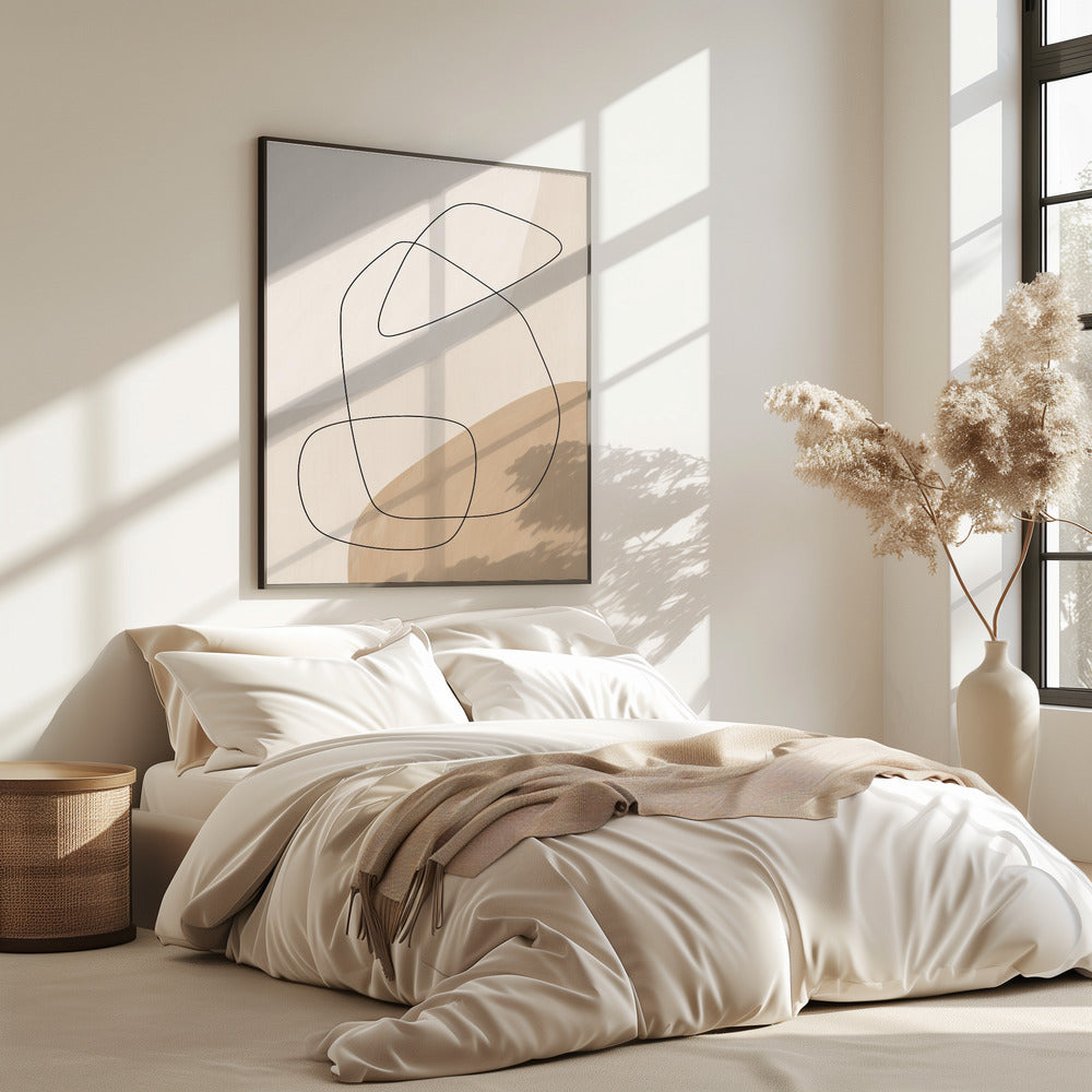 Graphic Shapes &amp; Lines Poster | Poster