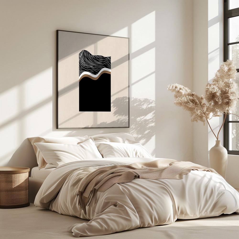 Monochrome Waves | Poster