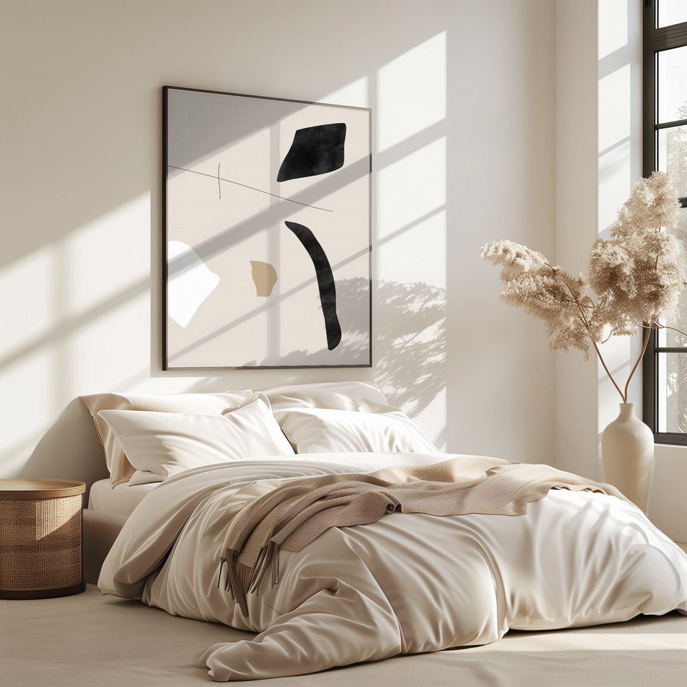 Graphic Shapes and Lines Poster | Poster