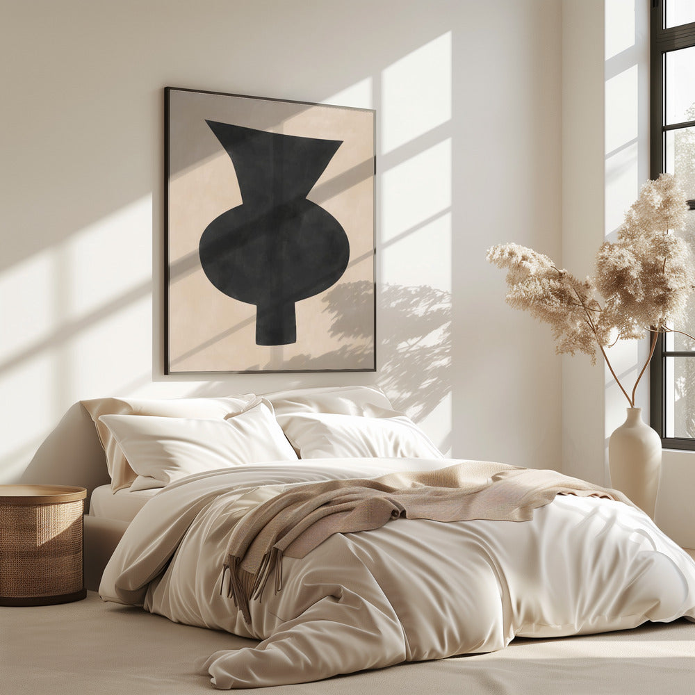 Abstract Vase Silhouette | Poster