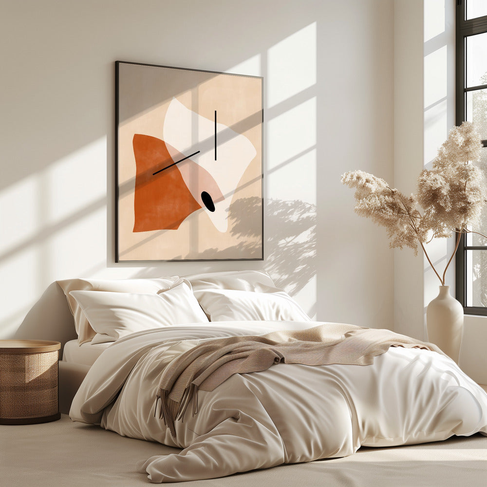 Geometric Shapes In Earthy Tones | Poster