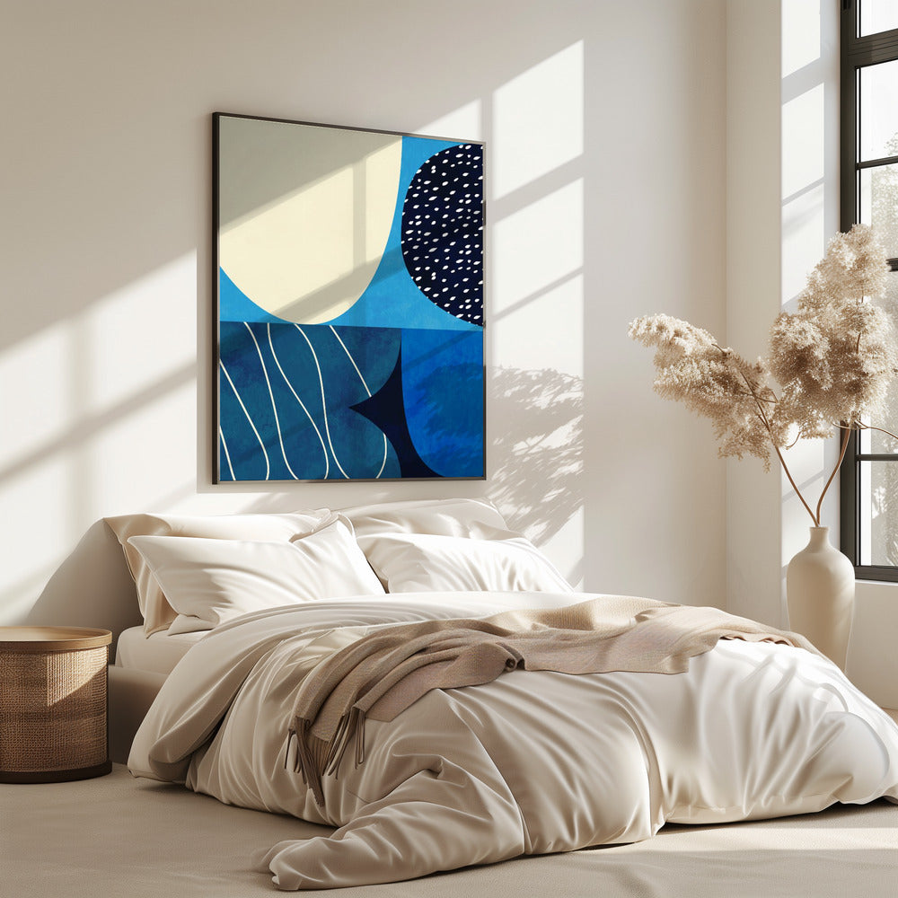 Shapes Play3 2blue | Poster