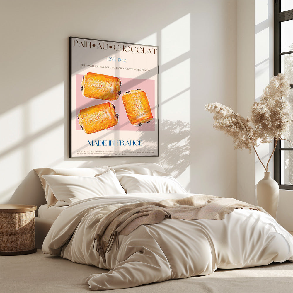Pain Au Chocolat Delight | Poster