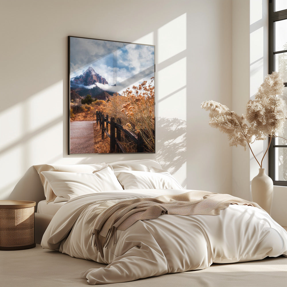 The trail to the rock | Poster