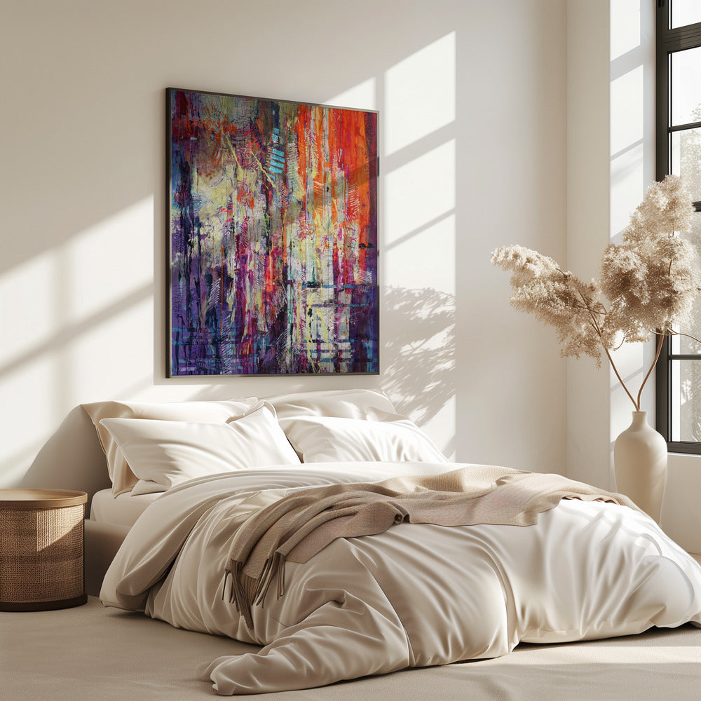 Graceful Echoes of Vibrance | Poster