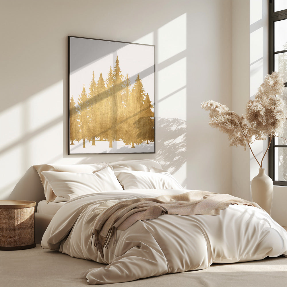 Tannenwald (gold) | Poster