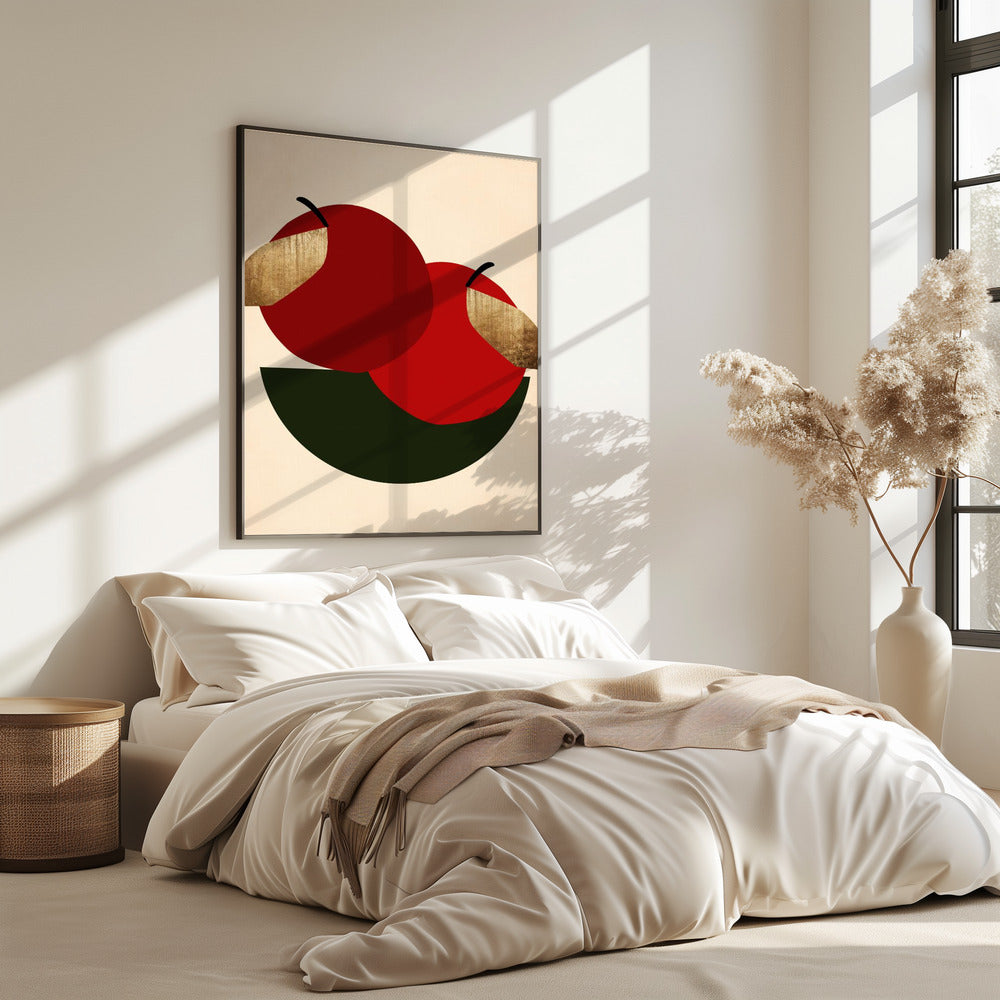 Two Red Apples | Poster