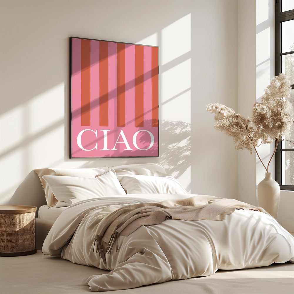 Ciao Stripes | Poster