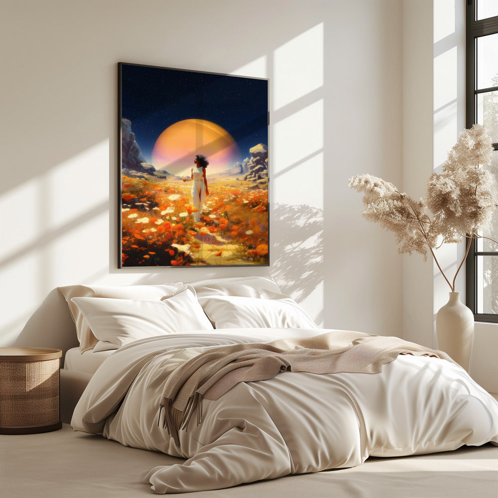 Cosmic Flower Fields | Poster