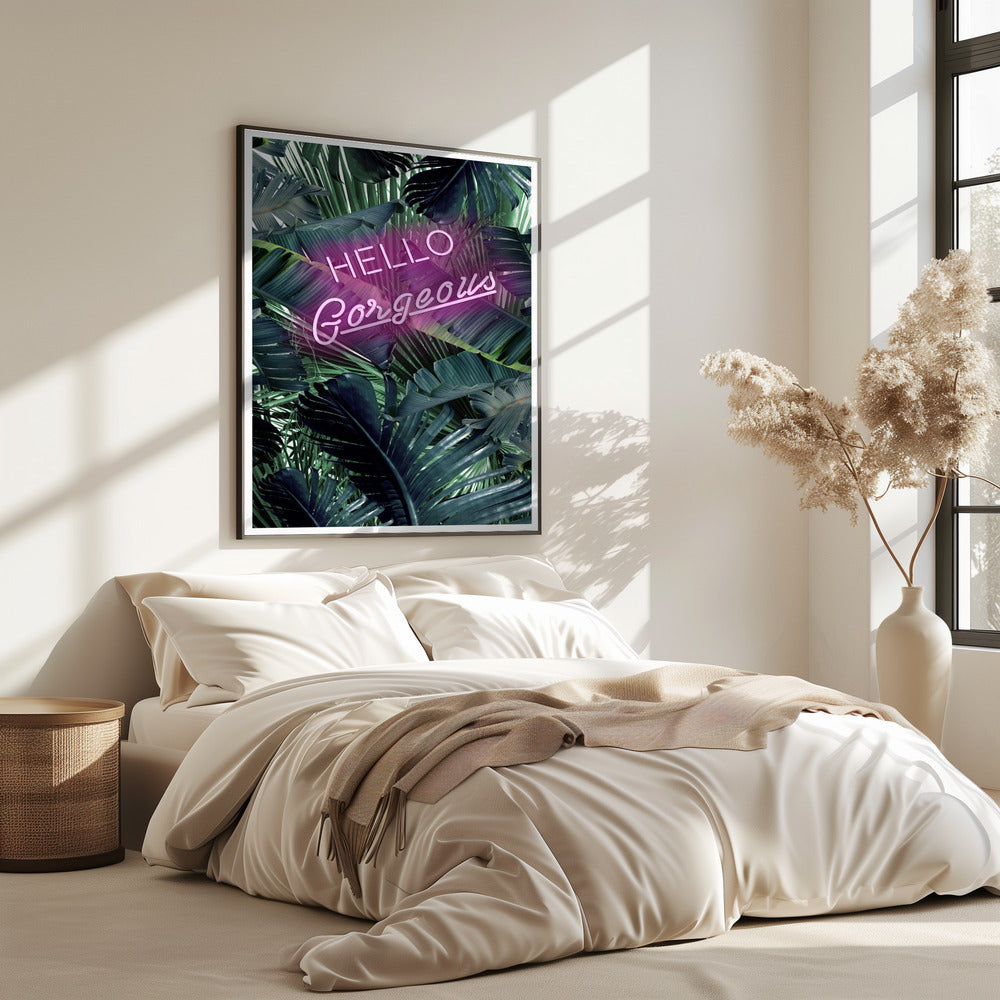 Neon Jungle Greeting | Poster