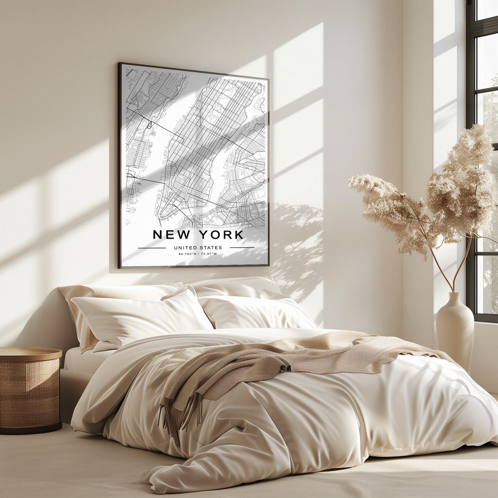 New York  Map | Poster