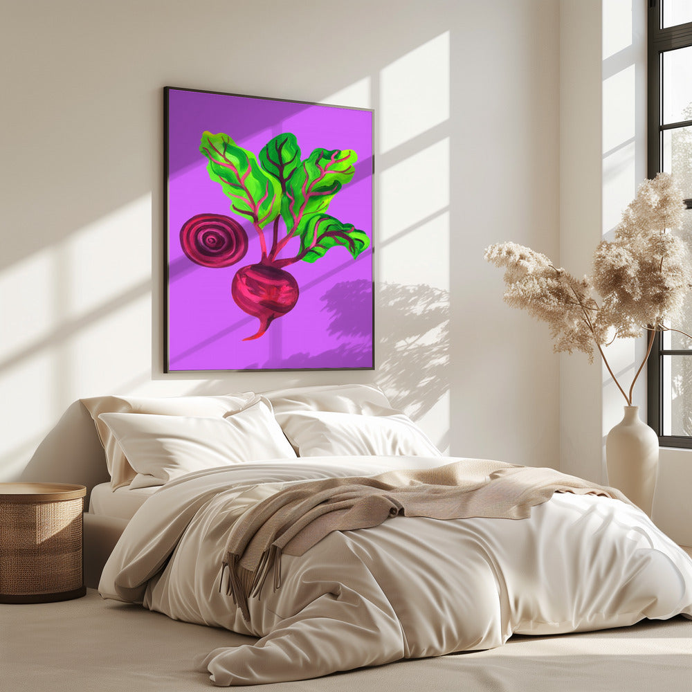 Beetroot Swirl Purple | Poster