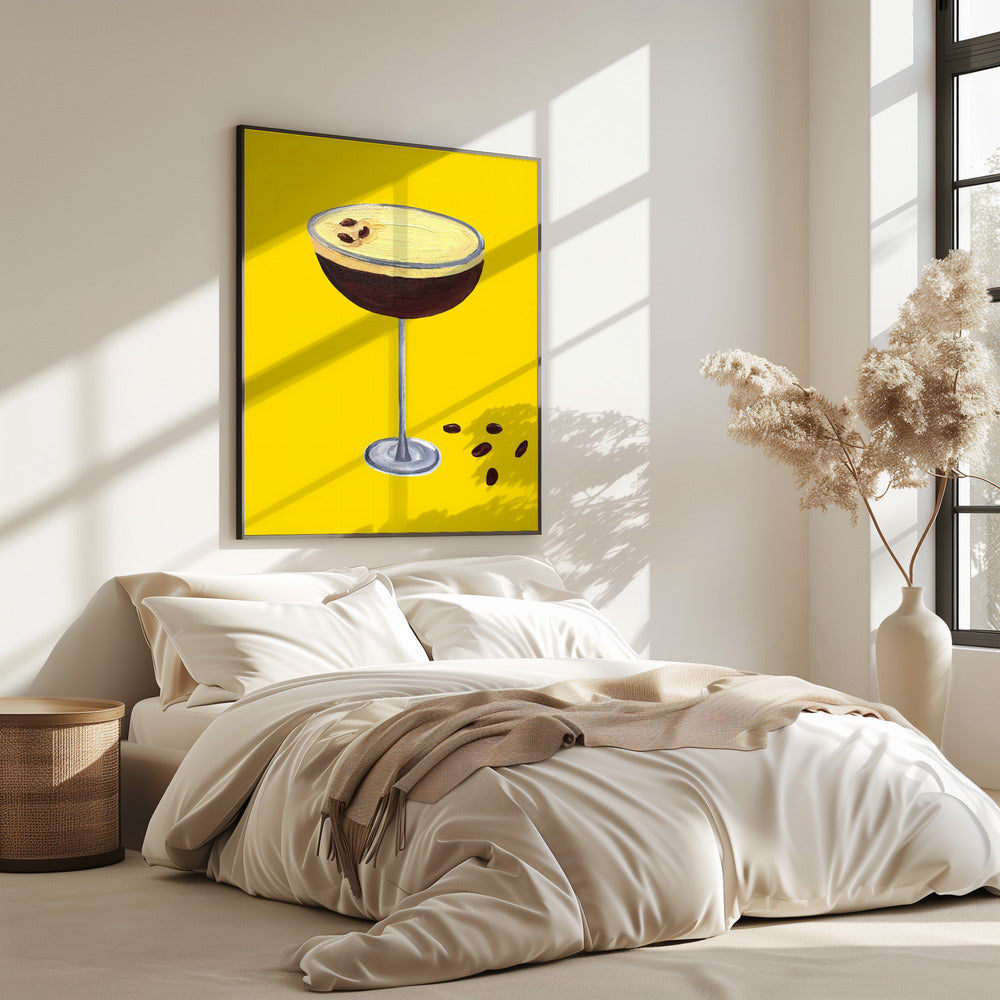 Espresso Martini Buttercup Yellow | Poster