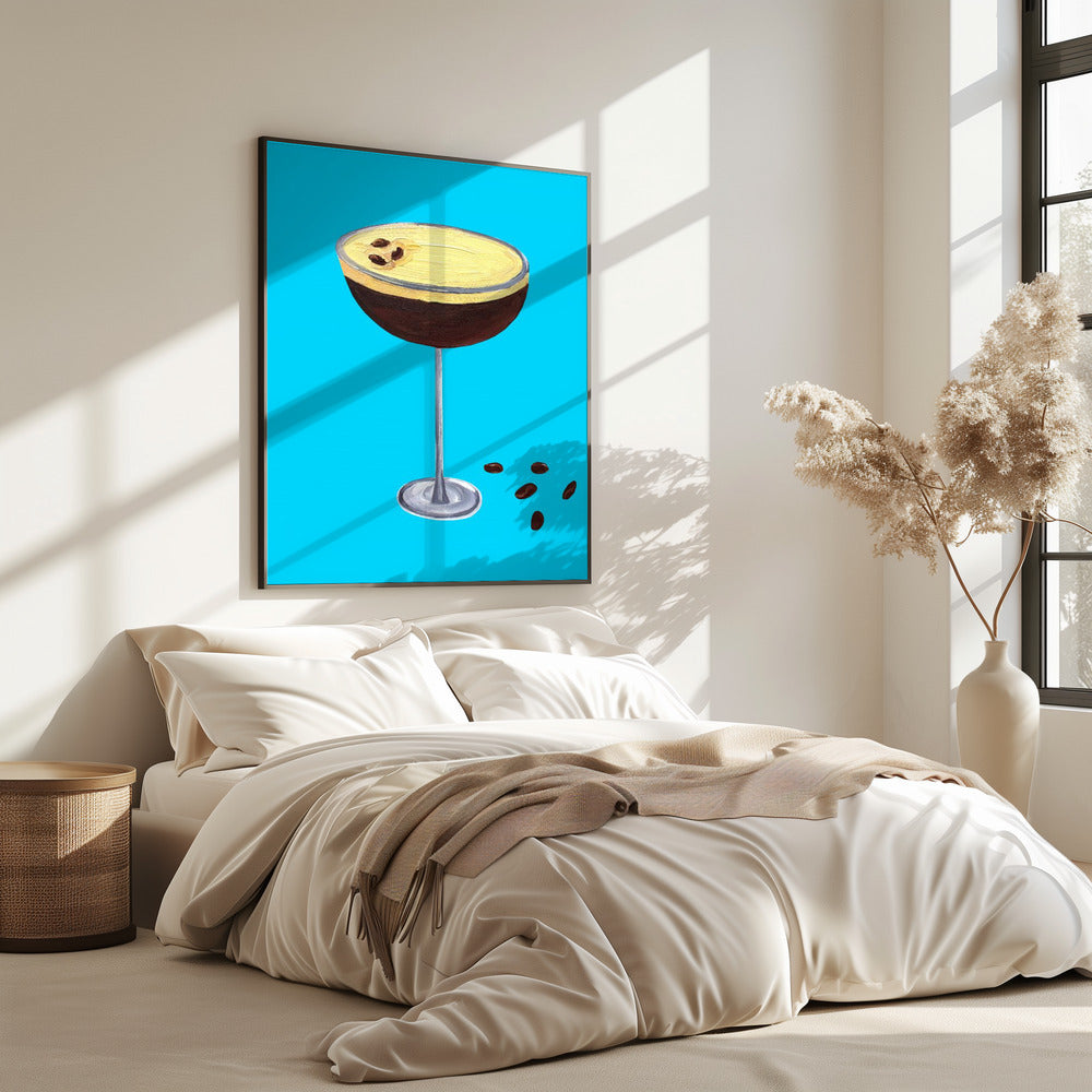 Espresso Martini Sky Blue | Poster
