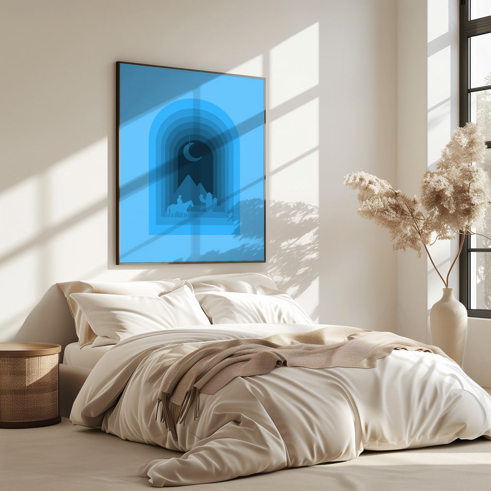 Desert Moon Journey | Poster