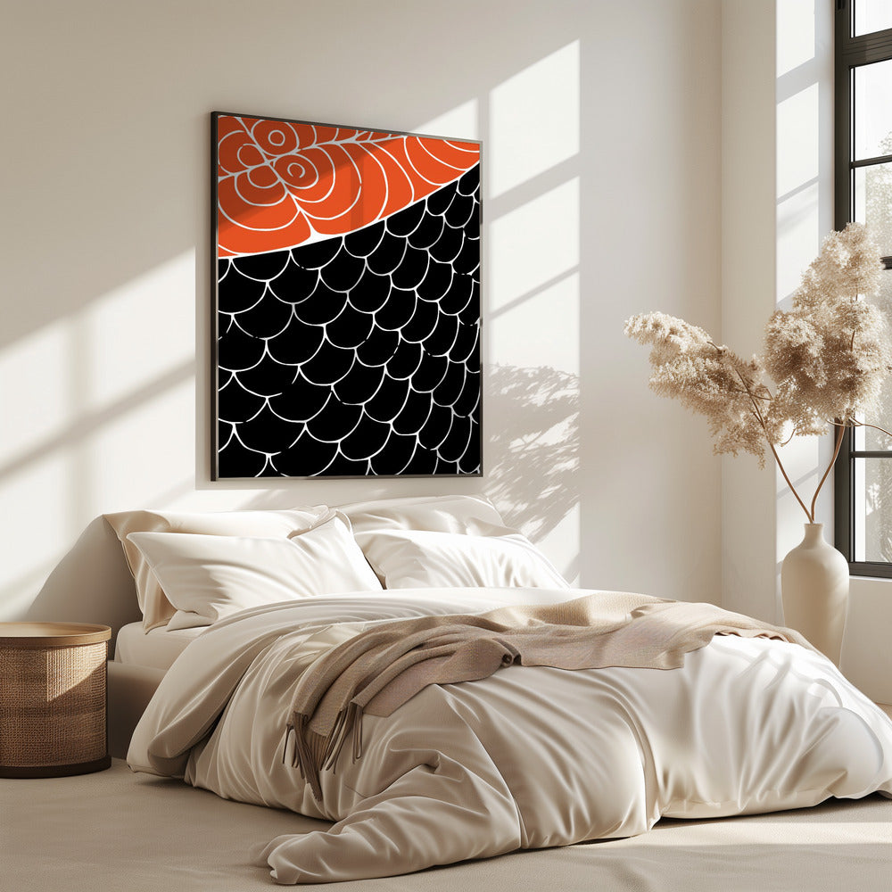 Sashimi Red and Black | Poster