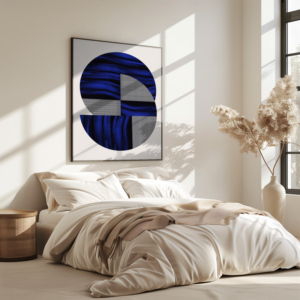 Scandinavian In Blue and Black 2 | Poster