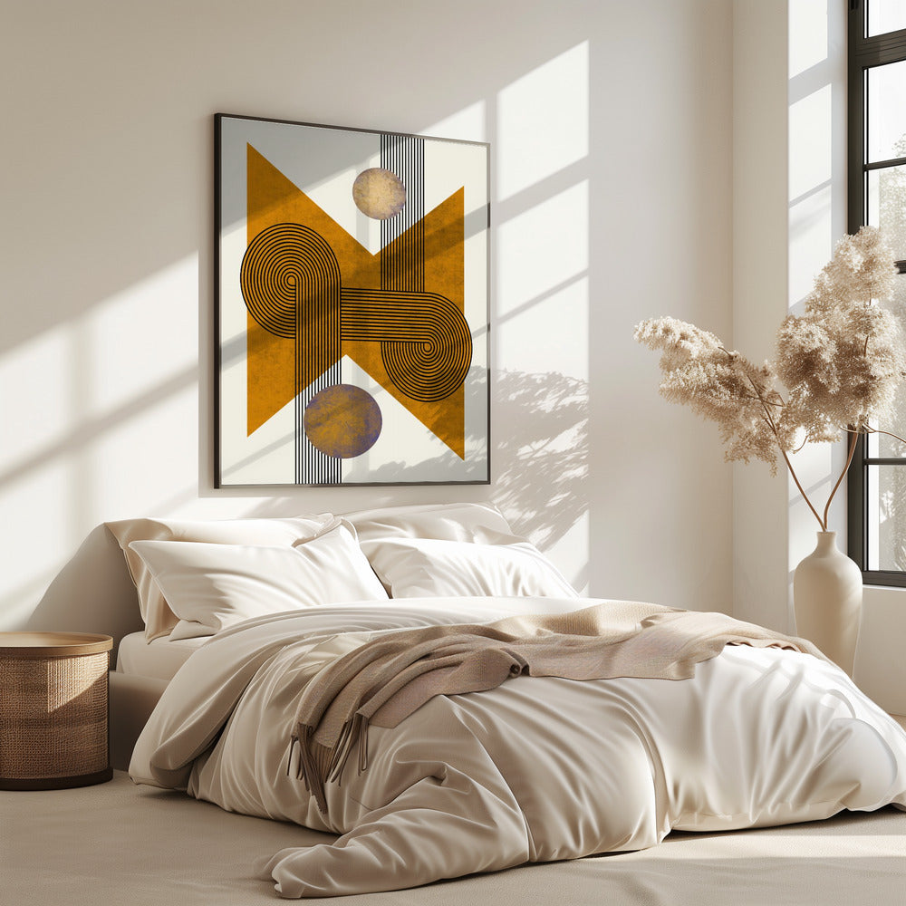 Textured Mid Century Composition 4 | Poster