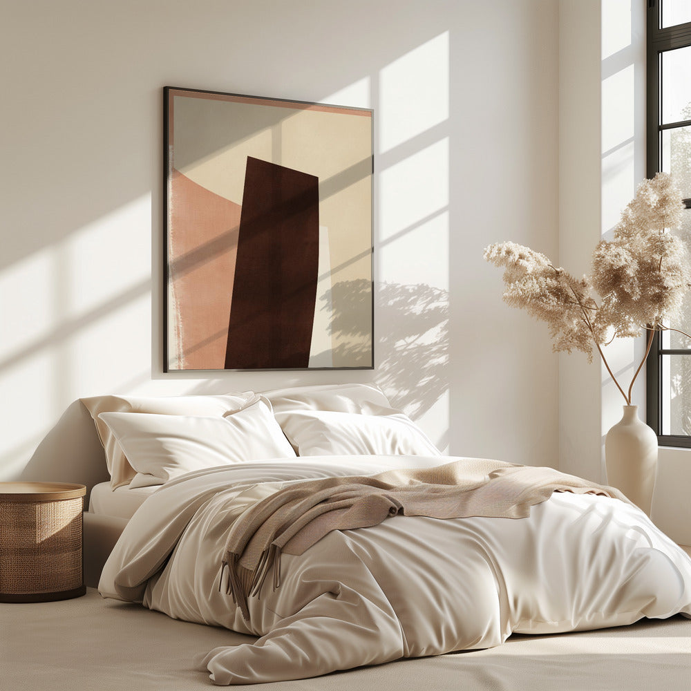 Geometric Shapes in Earthy Tones | Poster