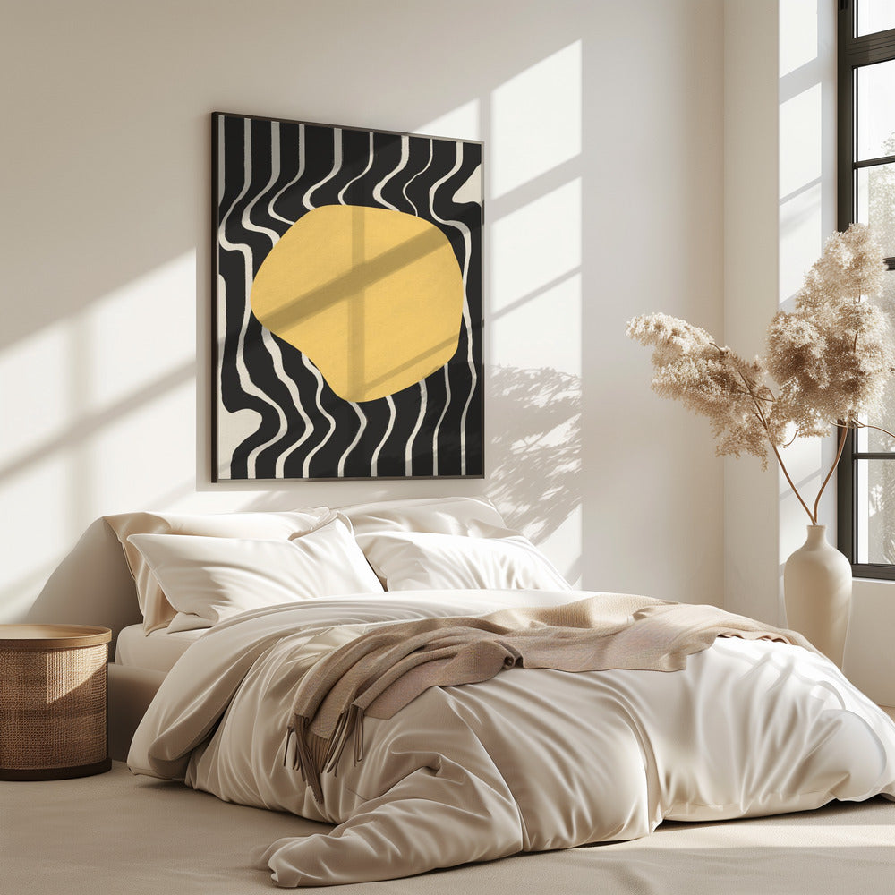 Golden Wave Harmony | Poster