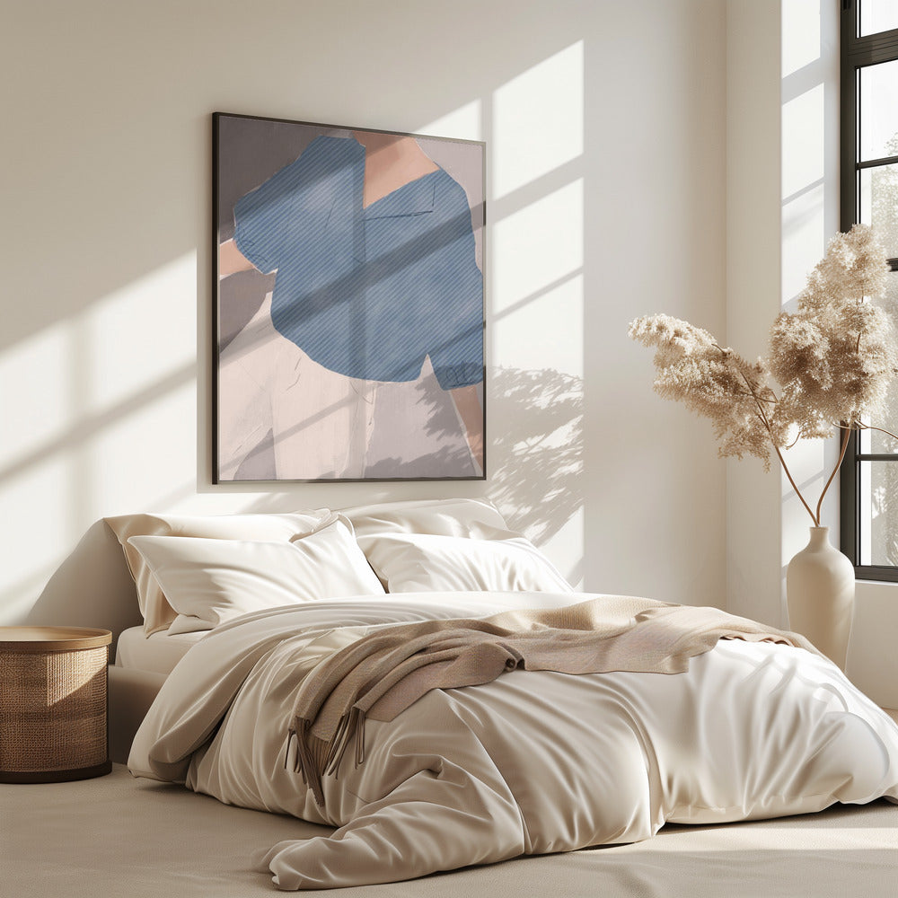 Striped Shirt Wanderer | Poster