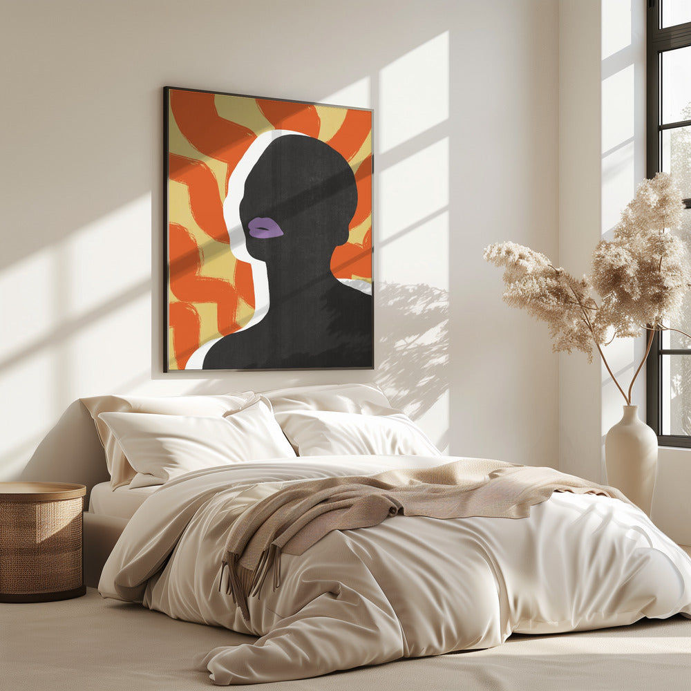 Anonymous Portrait In the Sun | Poster
