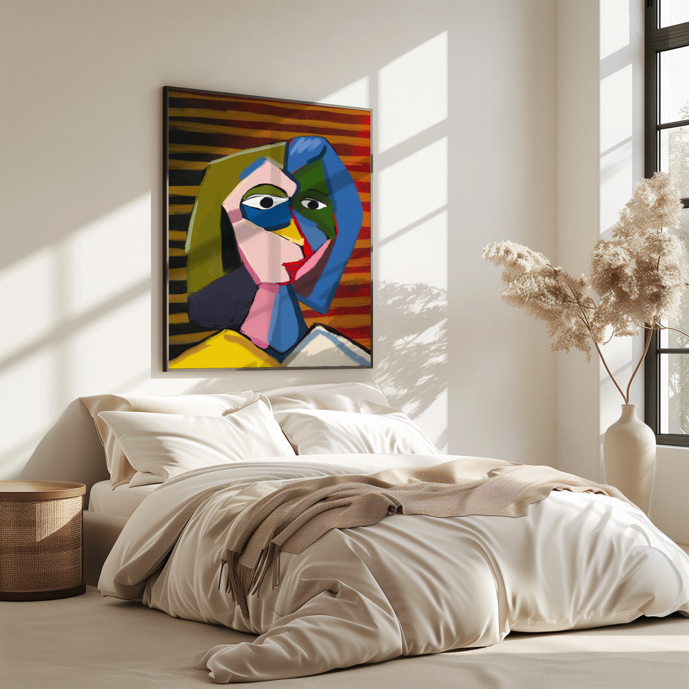 Potrait inspired by picasso | Poster