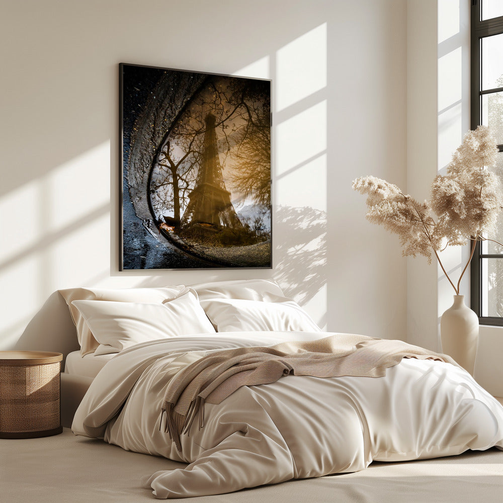 Eiffel tower reflection | Poster