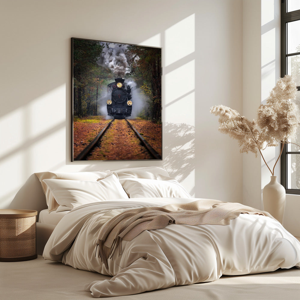 Through the autumn forest | Poster