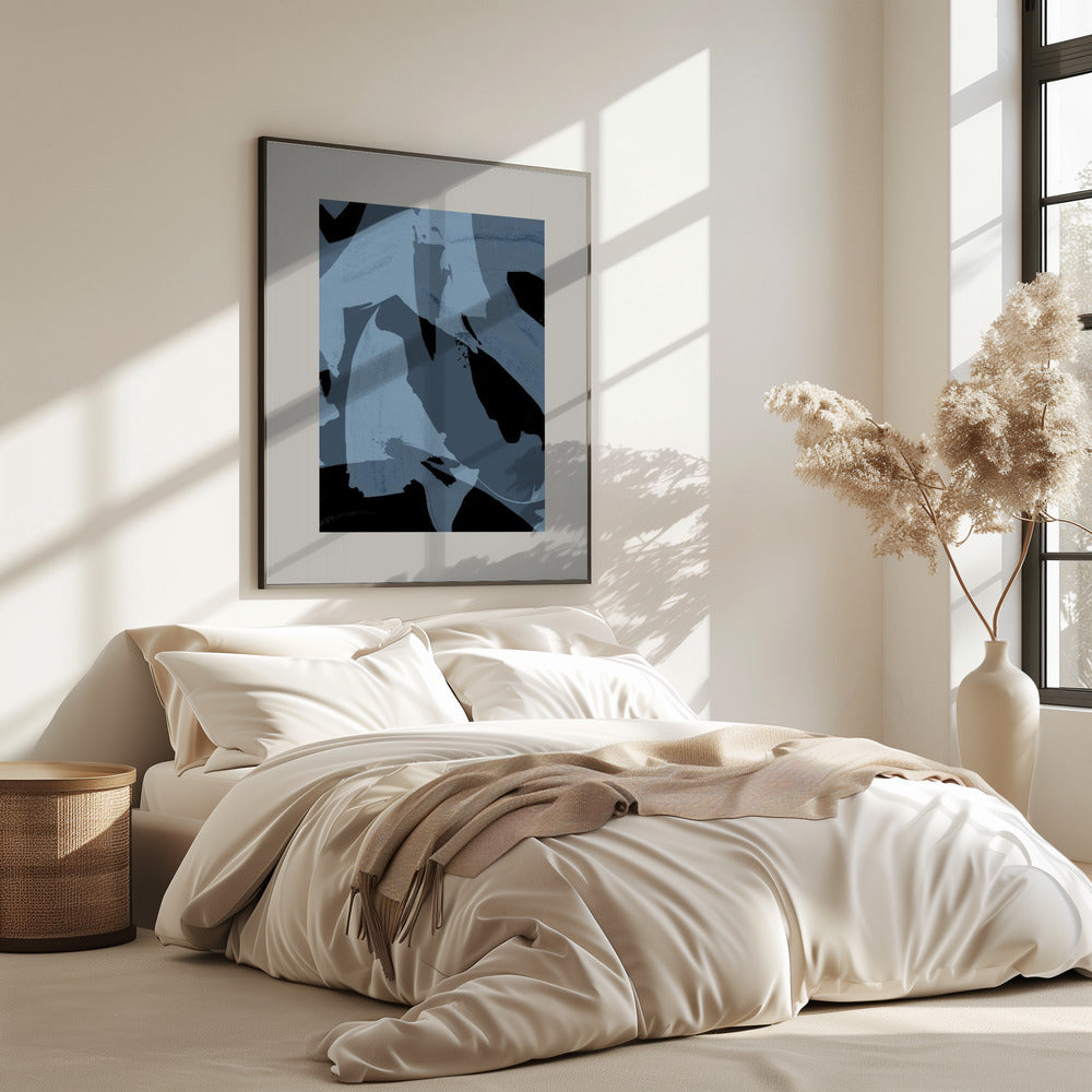 Abstract Brush Strokes 60Y | Poster