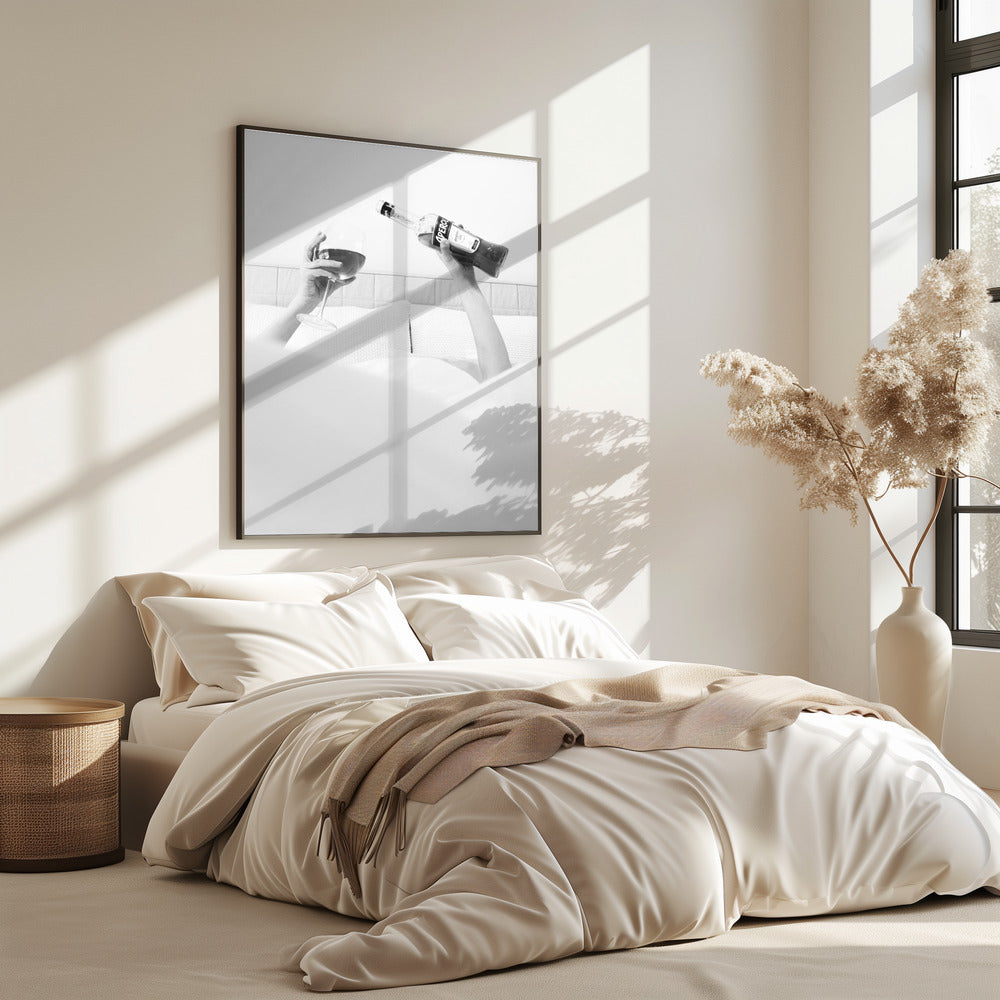 Aperol In Bed B&w | Poster