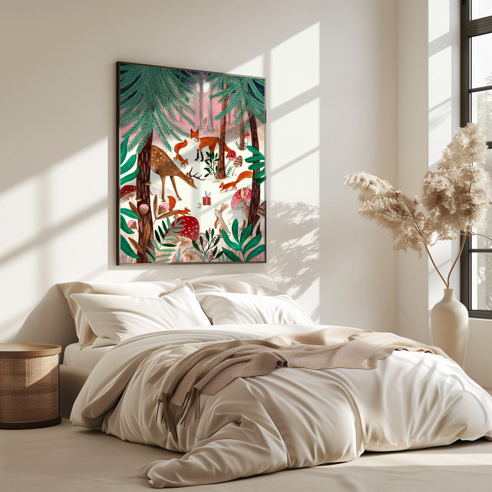 Surprise in the forest | Poster