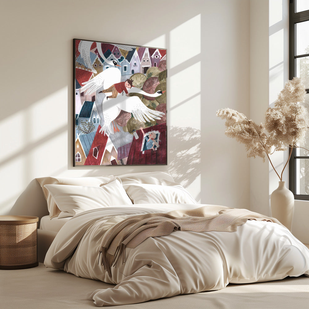 The magical wild geese | Poster