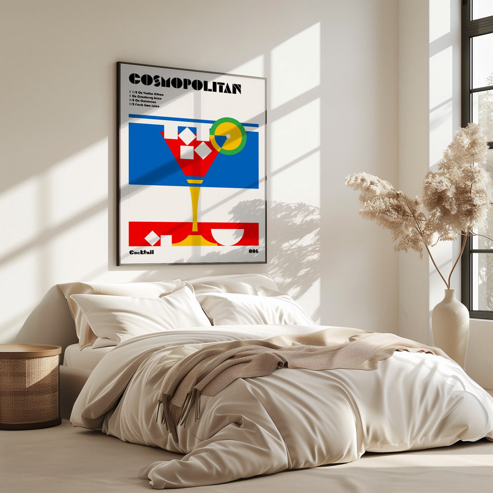 Cosmopolitan Bauhaus Cocktail | Poster
