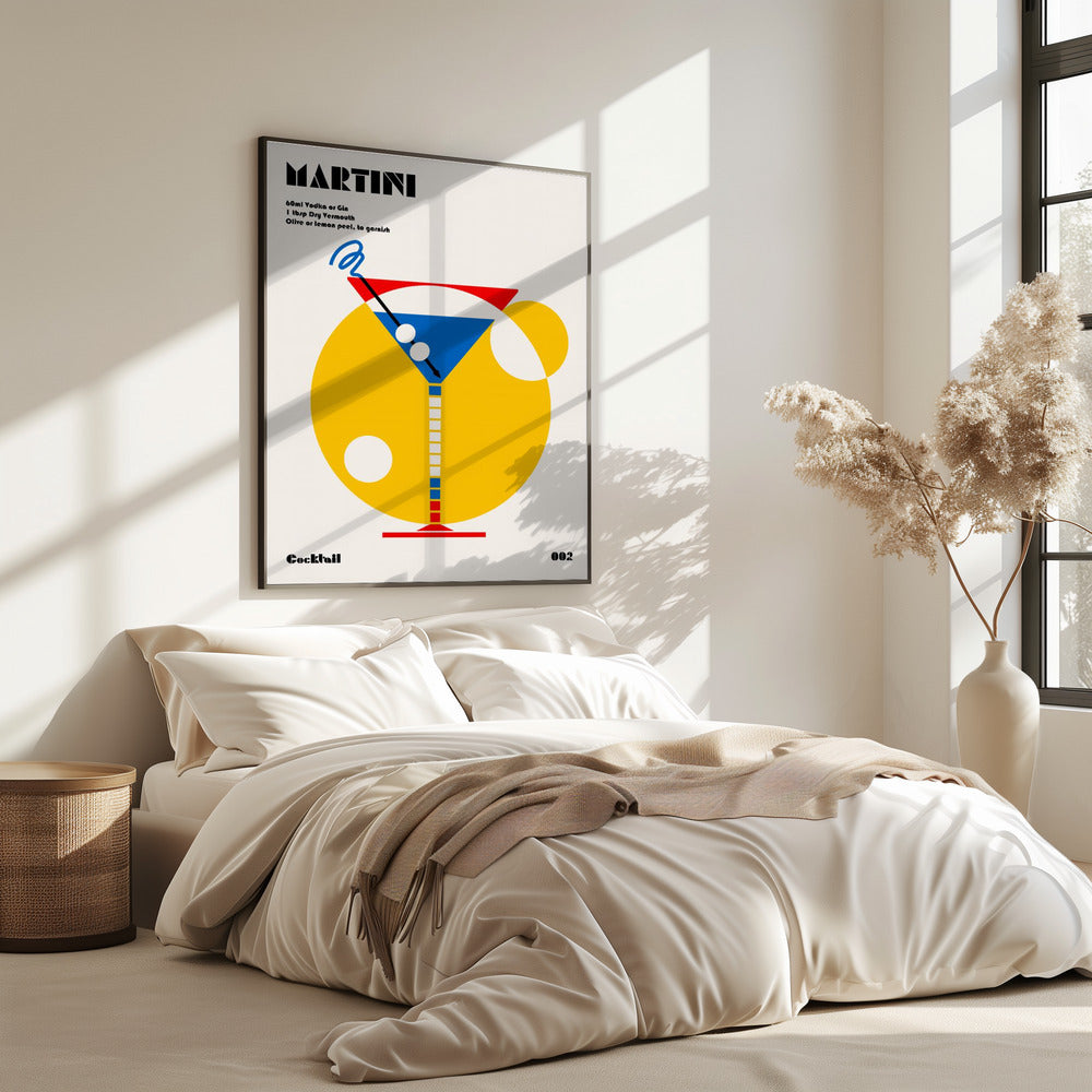 Martini Bauhaus Cocktail | Poster