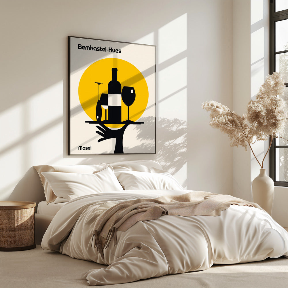 Mosel Wine Minimalist Print | Poster