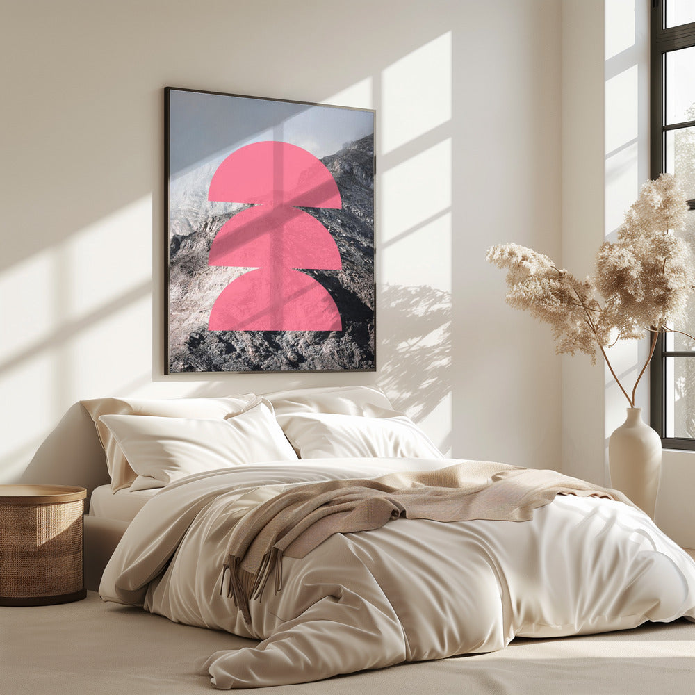 Pink Horizon Layers | Poster