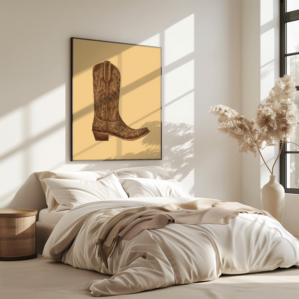 Brown Cowgirl Boot | Poster