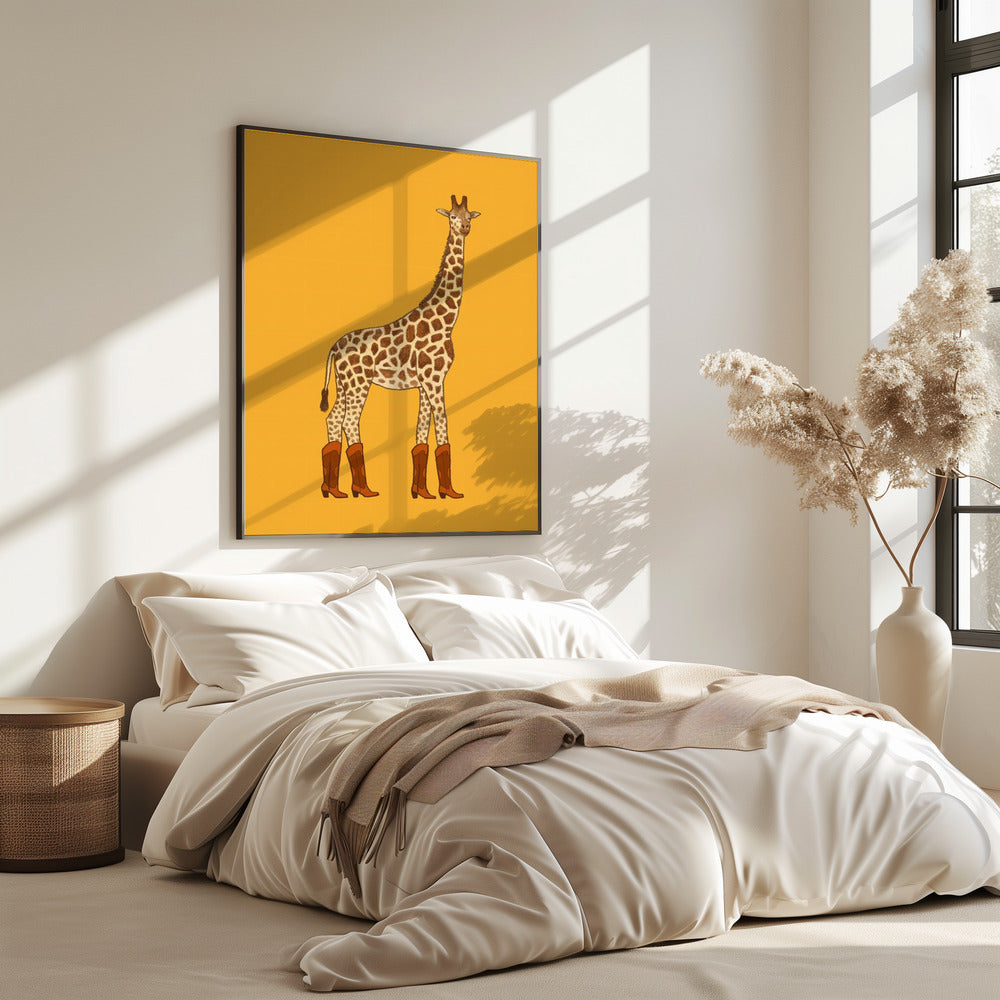 Jolene the Cowgirl Giraffe | Poster