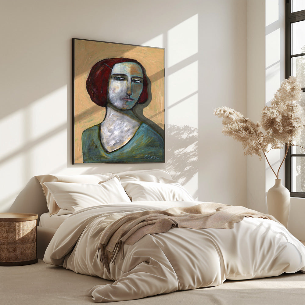 Woman with piercing eyes | Poster